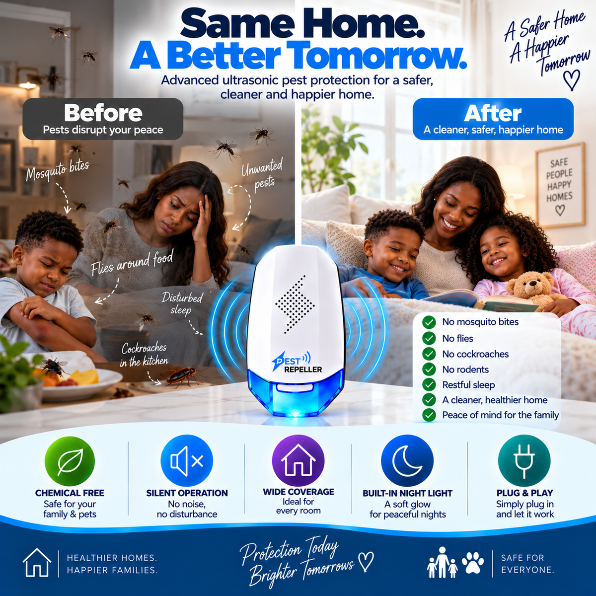 Ultrasonic Mosquito & Insect Repeller