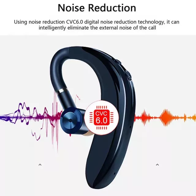 S109 9 Hours Working Hang In Ear V5.0 Handsfree Bluetooth Wireless Business Stereo Earbud