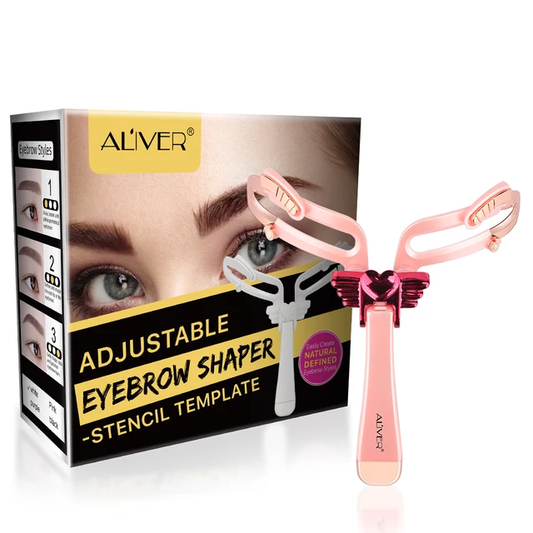 Aliver Adjustable eyebrow shaper Tool for women Eyebrow Shaping Kit