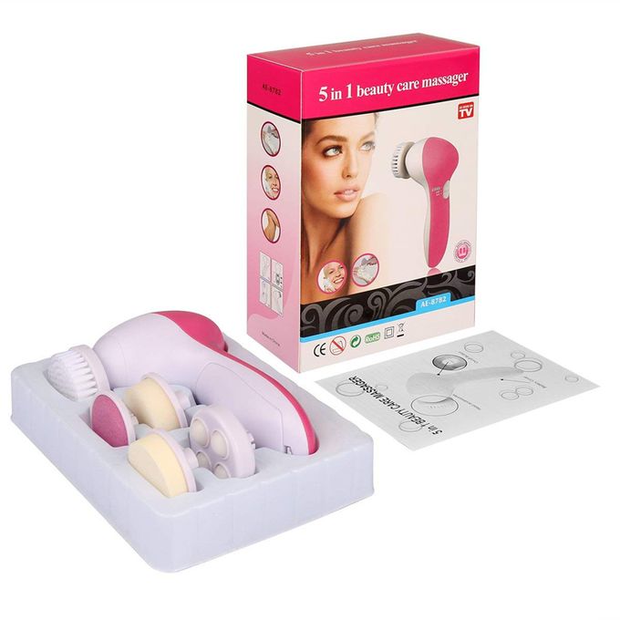 5 in 1 cleansing massager with free batteries