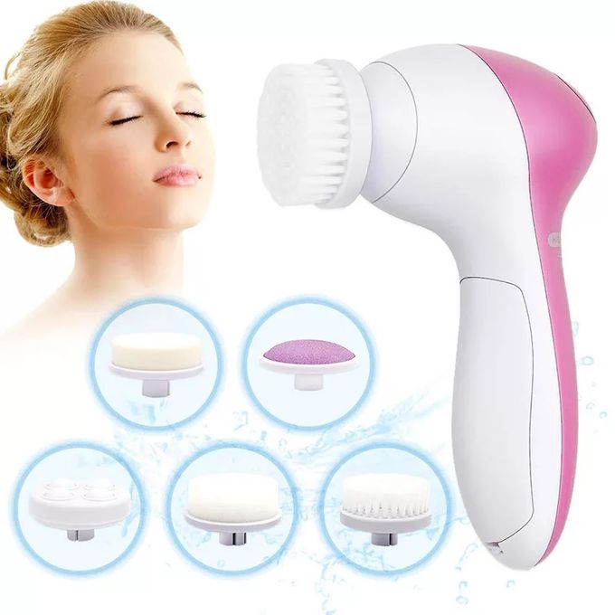 5 in 1 cleansing massager with free batteries