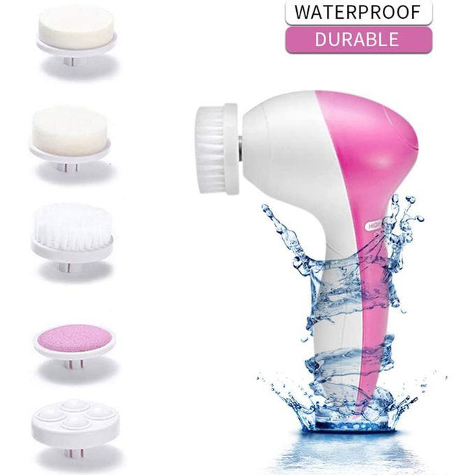 5 in 1 cleansing massager with free batteries
