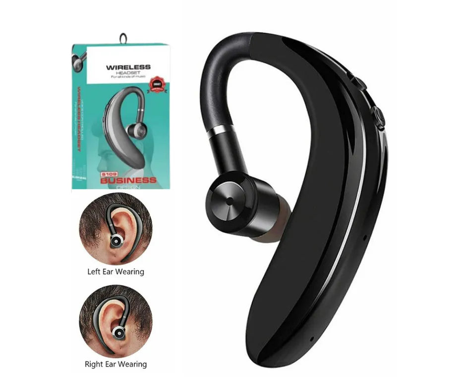 S109 9 Hours Working Hang In Ear V5.0 Handsfree Bluetooth Wireless Business Stereo Earbud