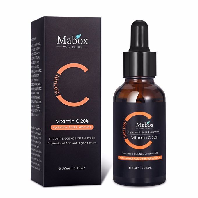 Mabox Acne Pack-Vitamin C Serum, Black Mask And Retinol Cream