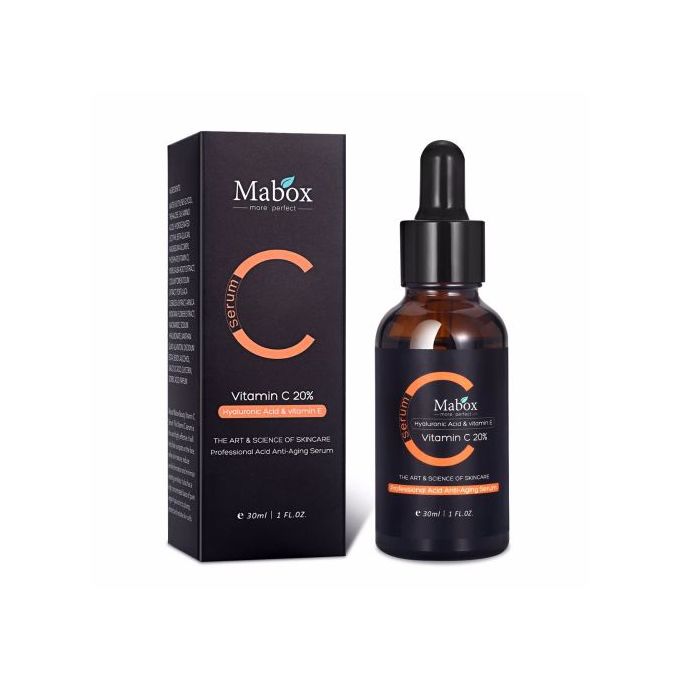 Mabox Vitamin C Face Serum + Mabox Retinol Moisturizer Cream Serum