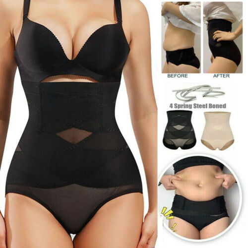 Cross Compression Abs Shaping Pants Women Slimming Body Shaper Tummy Control