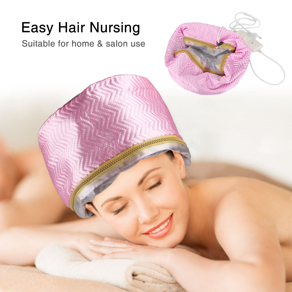 Hair Steamer Cap Dryer, Thermal Treatment Hat ,Beauty SPA  for Nourishing Hair