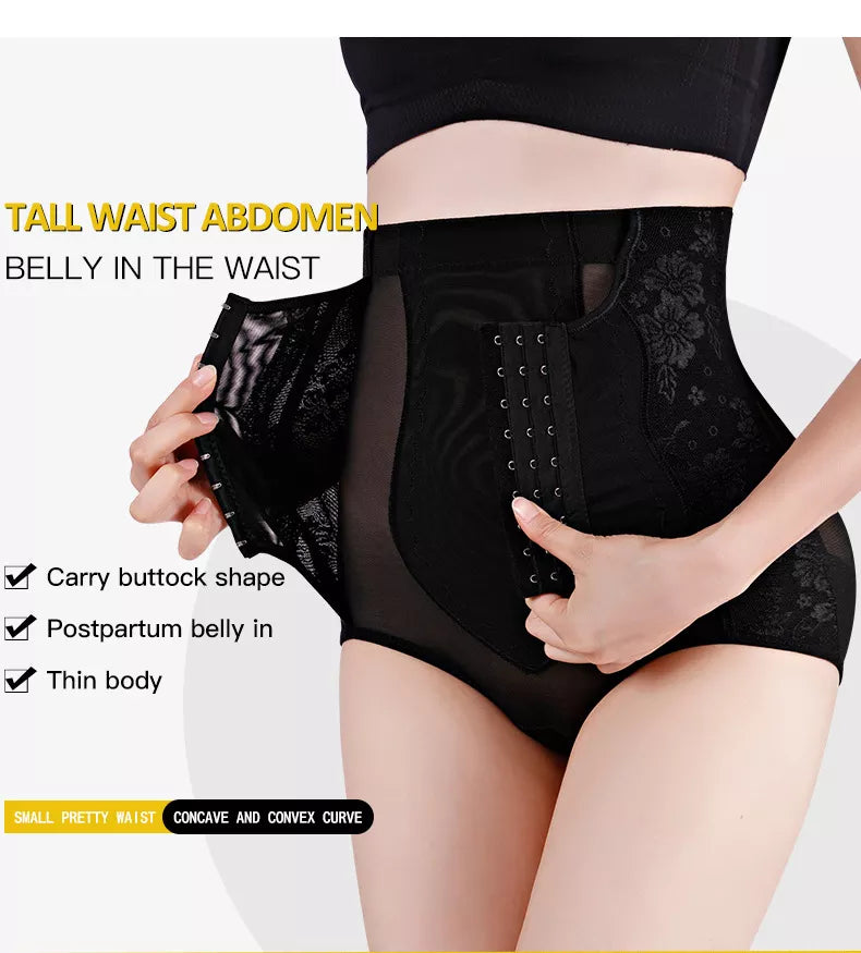 Underwear Body Shaper for women tummy Torso Brace Lovehandles Leveler  Strapless High Waisted Rods for Extra Support 3-Row hooks Waist Cincher  Fajas Colombianas para mujeres reductoras y moldeadoras 