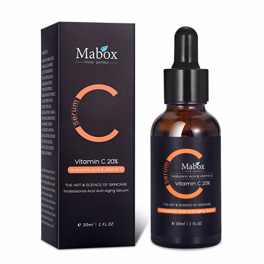 Mabox Vitamin C Serum with Organic Hyaluronic Acid and Vitamin E
