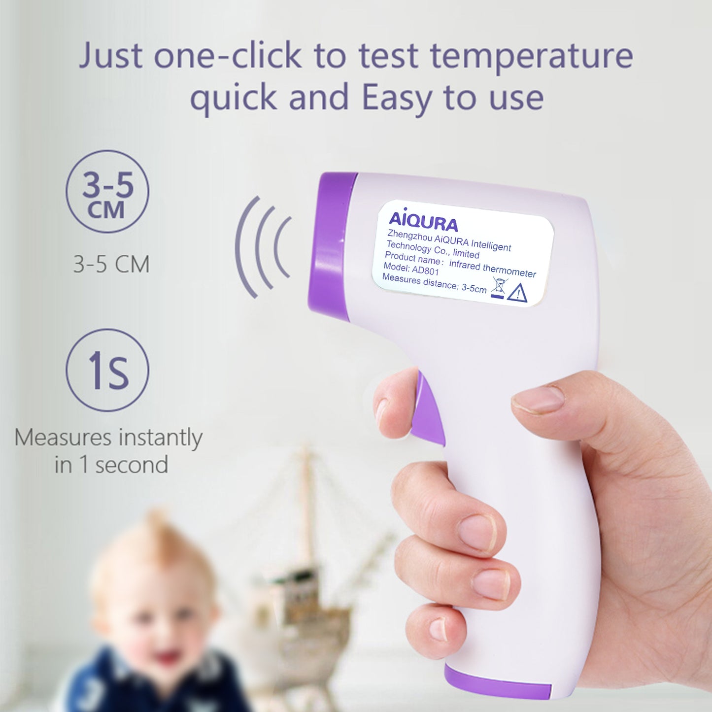 Non Contact Forehead digital Infrared Thermometer