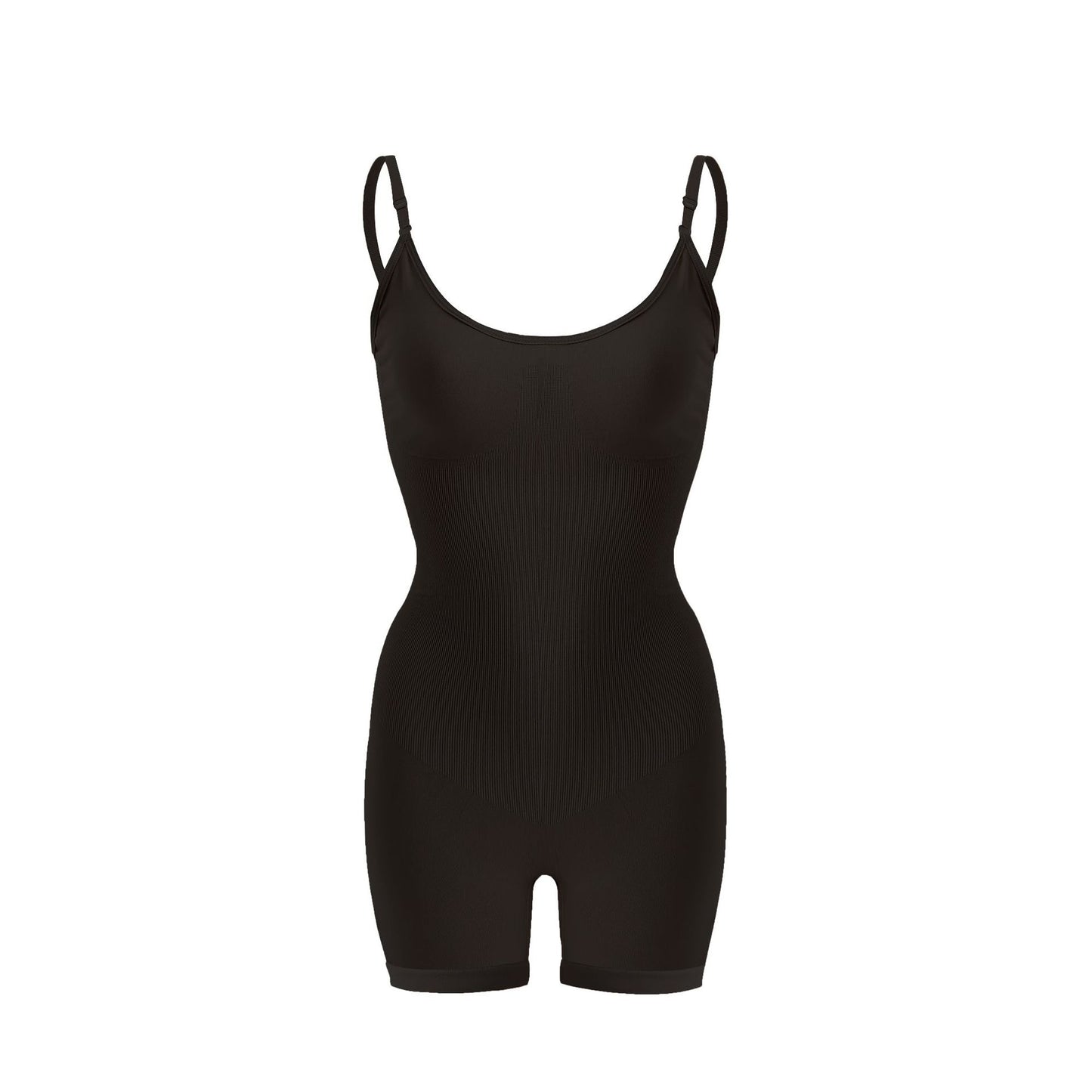 Black Seamless tummy control bodysuit shapewear for women