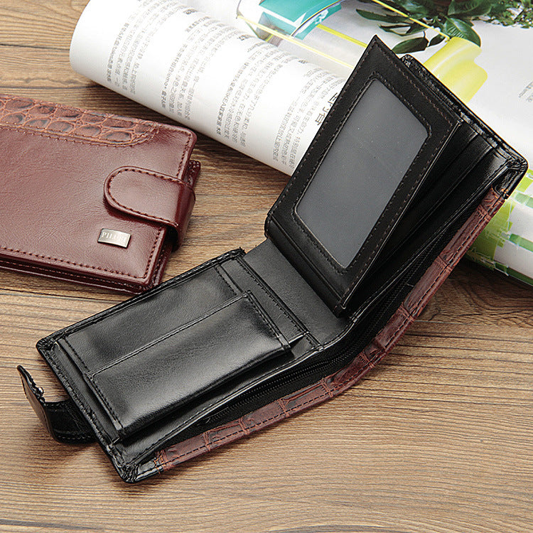 Baellery Mens Bifold Slim PU Leather Wallet